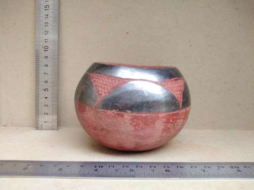 African Zulu Beer Pot - Pair Of Small Clay Ukhamba