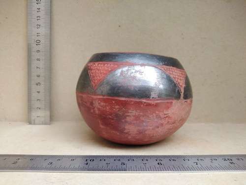 African Zulu Beer Pot - Pair Of Small Clay Ukhamba