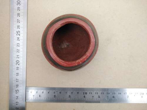 African Zulu Beer Pot - Pair Of Small Clay Ukhamba
