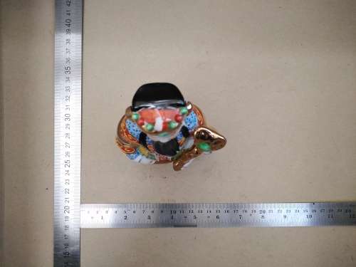 Chinese Feng Shui - Hand Painted Porcelain - Lu Xing
