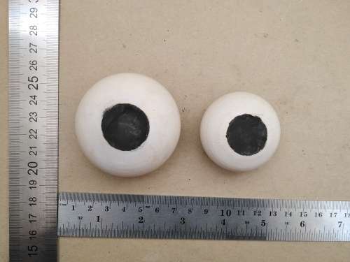 Vintage! Studio Art Pottery - White And Black Etched - Pair Of Small Vessels