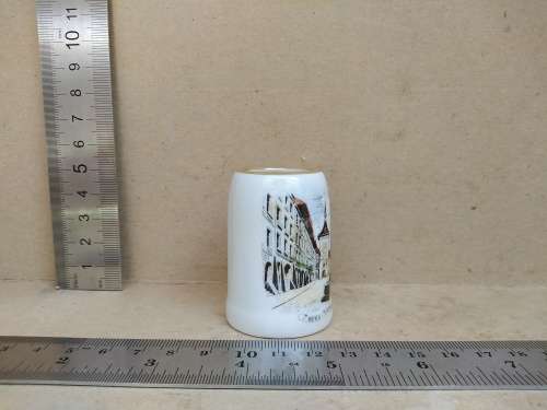 Vintage! Swiss - Ottlinger Sevelen - Bern Zeitglockenturm Miniture Porcelain Mug