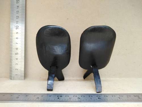 African - Hand Carved Miniature 2 piece model - Pair of African Tribal Birthing Chairs