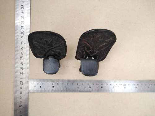 African - Hand Carved Miniature 2 piece model - Pair of African Tribal Birthing Chairs