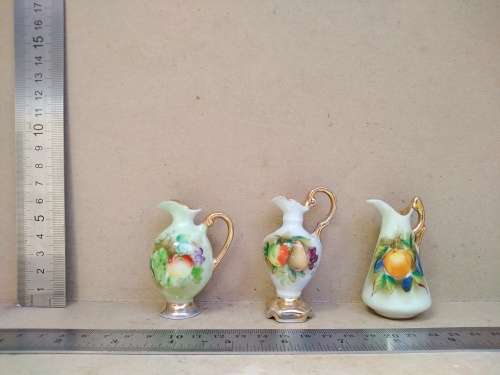 Vintage! Italian - Balboa - Set of Three - Miniature Ewers / Jugs
