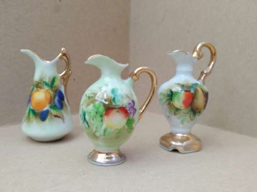 Vintage! Italian - Balboa - Set of Three - Miniature Ewers / Jugs