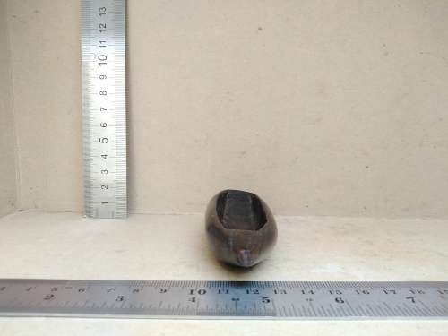 Vintage! Hand Carved - Small Wooden - Dugout Canoe Ornament