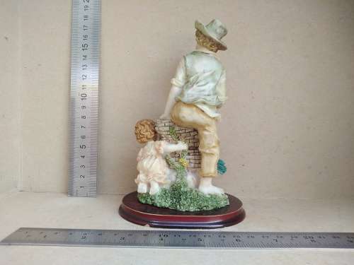 Vintage! Italian Design - Resin Statue Figurine - Montefiori Collection? - Mother And Daughter