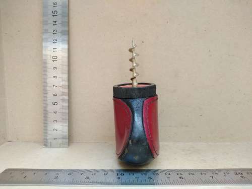 Vintage! German - Sieger 600 - Leather Covered - Mechanical Corkscrew