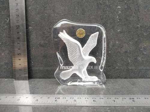 Vintage! Mazda Wildlife - Cristal D`Arques Made In France - Eagle - Paperweight Souvenir