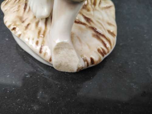 Vintage! Serpia Brown - Porcelain - Pair Of Colonial Figurines (Broken/Repaired)