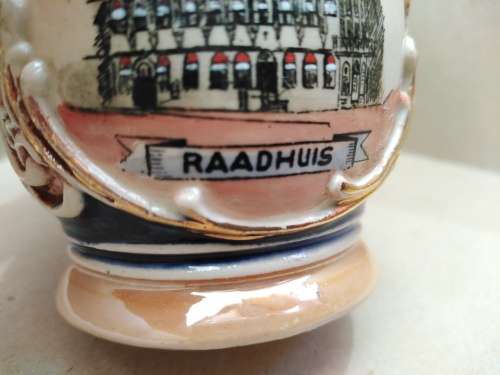 Vintage! German Porcelain DBGM Miniature Stein - Middelburg (No Lid)