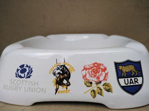 Vintage! Rugby World Cup 1995 - Mother Earth Pottery - Ashtray