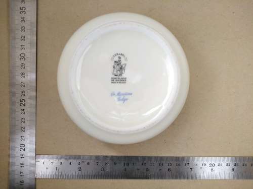 Vintage! Belgium - CMB Shipline - Porcelain Ashtray (Cracked)