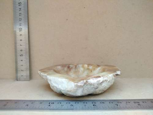 Vintage! Onyx Stone - Polished + Rough - Ashtray