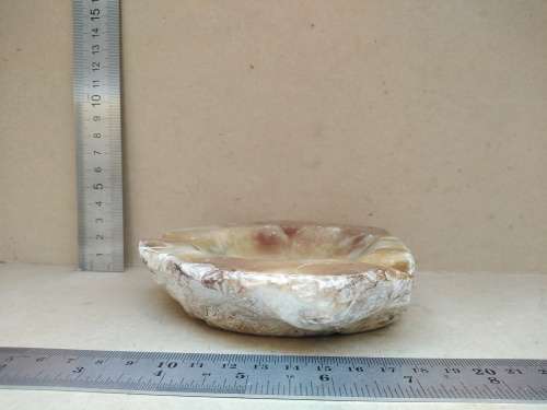 Vintage! Onyx Stone - Polished + Rough - Ashtray