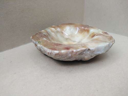 Vintage! Onyx Stone - Polished + Rough - Ashtray