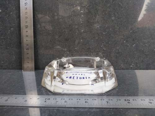 Vintage! Continental Hotel Pretoria - Glass Ashtray