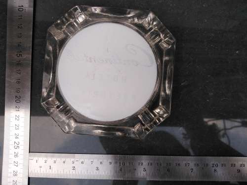 Vintage! Continental Hotel Pretoria - Glass Ashtray