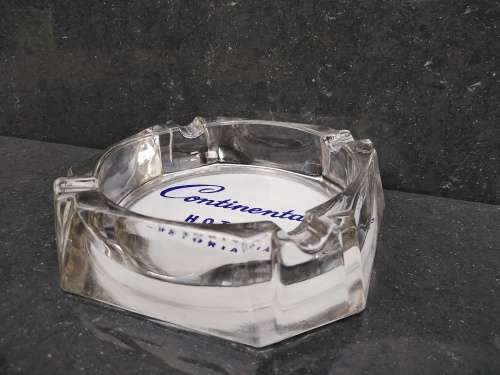 Vintage! Continental Hotel Pretoria - Glass Ashtray