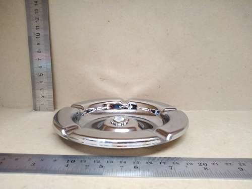 Vintage! Saldhana Souvenir - Round Chrome - Ashtray