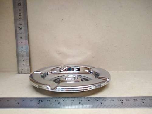 Vintage! Saldhana Souvenir - Round Chrome - Ashtray