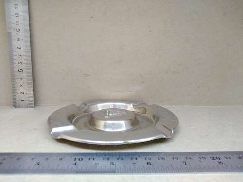 Vintage! ISCOR YSKOR Souvenir - Round Chrome - Ashtray