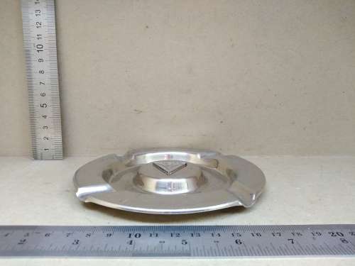Vintage! ISCOR YSKOR Souvenir - Round Chrome - Ashtray