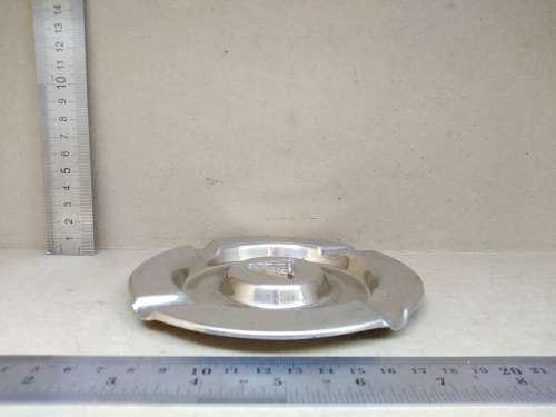 Vintage! ISCOR YSKOR Souvenir - Round Chrome - Ashtray