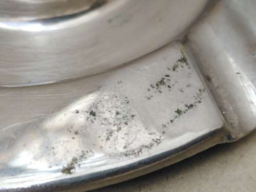 Vintage! ISCOR YSKOR Souvenir - Round Chrome - Ashtray