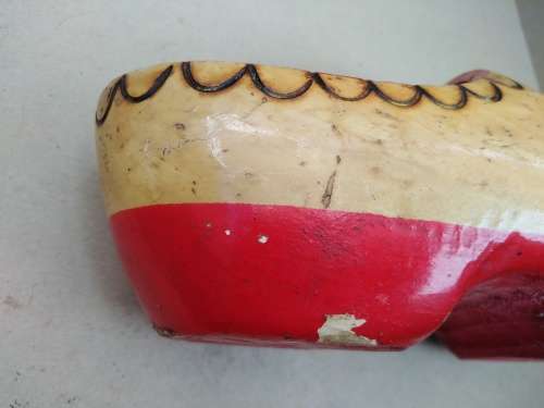 Vintage! Large Dutch Windmill Wooden Clog - Holland