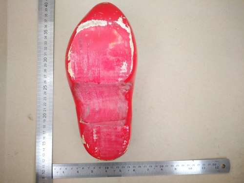 Vintage! Large Dutch Windmill Wooden Clog - Holland