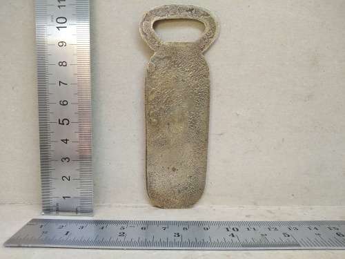 Vintage! Greek - Enameled Bronze - Floral - Cloisonne - Bottle Opener