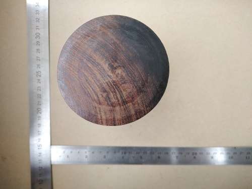 Vintage! Large Hand-Turned Wooden Goblet - Walnut?
