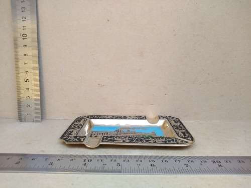 Vintage! Spainish - El Escorial - Enamelled Brass - Ashtray