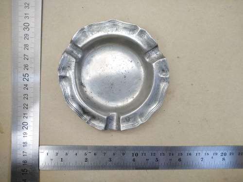 Vintage! Manx Cat Foundry - Pewter - Ashtray
