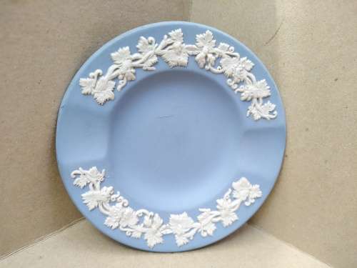 Vintage! Wedgwood - Blue Jasperware - Small Ashtray