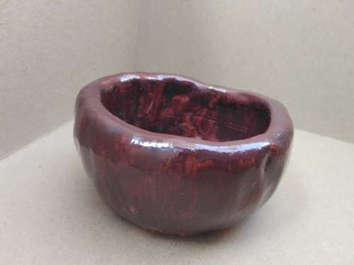 Vintage! Studio Art Pottery - Thick Heavy - Small Pinch Pot Bowl