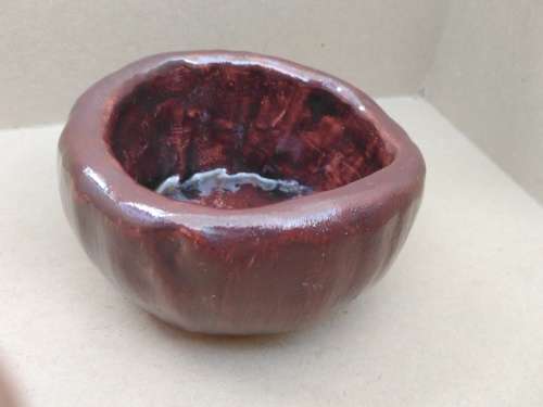 Vintage! Studio Art Pottery - Thick Heavy - Small Pinch Pot Bowl
