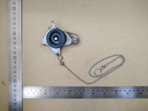 Vintage! Solid Heavy - Pewter - Horse Head - Bath / Basin Plug