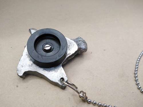 Vintage! Solid Heavy - Pewter - Horse Head - Bath / Basin Plug