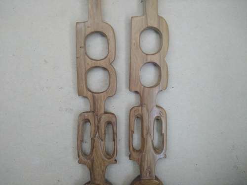 Africana! Elephant - Kenya - Hand Carved - Olive Wood - Large Salad Serving Set