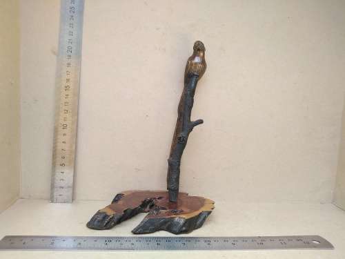 Vintage! Living Edge - Bronze - Hand Sculpted - Pheasant Bird
