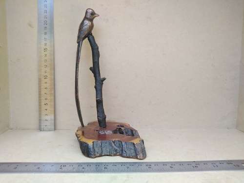 Vintage! Living Edge - Bronze - Hand Sculpted - Pheasant Bird