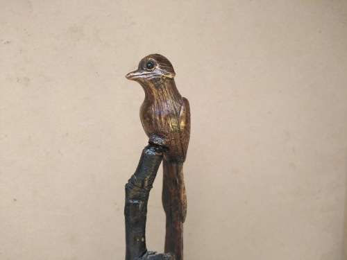Vintage! Living Edge - Bronze - Hand Sculpted - Pheasant Bird