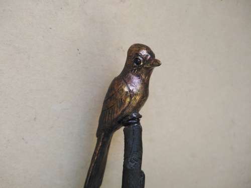 Vintage! Living Edge - Bronze - Hand Sculpted - Pheasant Bird