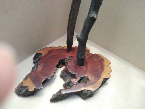 Vintage! Living Edge - Bronze - Hand Sculpted - Pheasant Bird