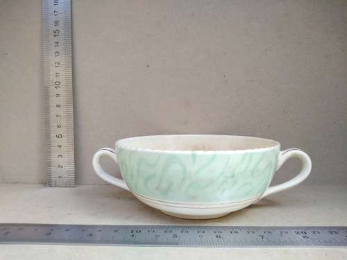Vintage! England - Burleigh Ware - Balmoral - Soup Bowl With Handles