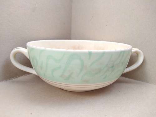 Vintage! England - Burleigh Ware - Balmoral - Soup Bowl With Handles