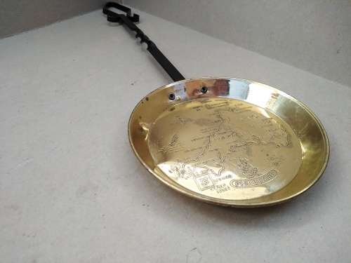 Vintage! England - Pixieland - Souvenir - Brass Pan